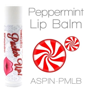 Peppermint Lip Balm Made With Natural And Organic Ingredients. Contains Spf 15