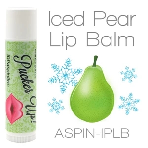 Iced Pear Lip Balm Made With Natural And Organic Ingredients. Contains Spf 15