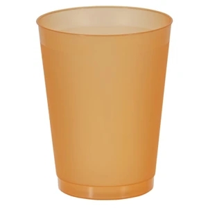 Frost Flex - Translucent Orange - 10oz Frost Flex Shatter Proof Cup In Eight Colors