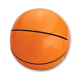 Basketball - Sport Ball Beach Ball. Measures Inflated, Half The Circumference. Phthalate Safe
