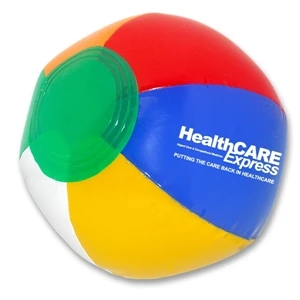 Beach Ball, 6". Measured Inflated, Half The Circumference. Phthalate Safe