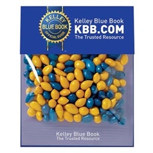 Gemmies (r) - Chocolate Covered Sunflower Seeds In A Small Billboard Header Bag. 3"w X 4"h
