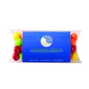 Skittles (r) - Chew Fruit Flavored Candy In A Pillow Case Shaped Container With Business Card Slot