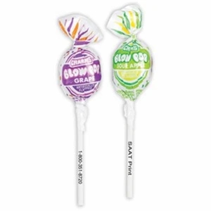 Charms Blow Pop (r) - Lollipop With Chewing Gum Center And Direct Imprint On Stick
