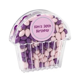 Gemmies (r) - Chocolate Covered Sunflower Seeds In A Cupcake Shaped Container