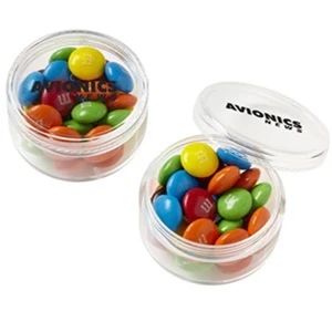 M&m's (r) - Candy Coated Chocolate Pieces In A Stackable Round Container