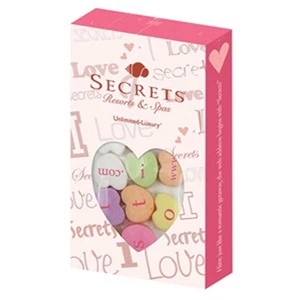 Conversation Hearts With Up To 13 Custom Messages In A Small Window Box