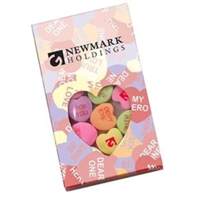 Conversation Hearts With A Mixture Of Custom And Random Messages In A Small Box