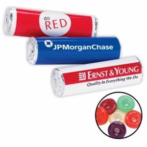 Lifesavers (r) - Hard Candy Roll With Assorted Fruit Flavors. Item Size: .875" Dia. X 2.875" L