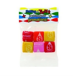 Starburst (r) - 1 Oz Cuboid Shaped, Fruit Flavored Soft Taffy Candy In A Header Bag
