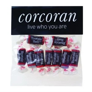 Tootsie Rolls (r) - 2 Oz Chewy Chocolate Roll Shaped Candy In A Header Bag