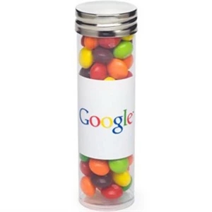 Skittles (r) - Chewy Fruit Flavored Candies In A 1.4" Dia. X 4.75" H Tube