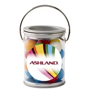 Gumballs In A Small Paint Can Shaped Container. Item Size: 2" Dia. X 2.75" H