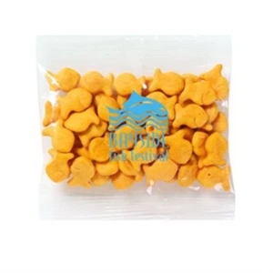 Promo Snax Goldfish Crackers (r) - 1 Oz - Fish Shaped Cheddar Flavor Crackers In Cello Bag