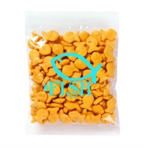 Promo Snax Goldfish Crackers (r) - 2 Oz - Fish Shaped Cheddar Flavor Crackers In Cello Bag