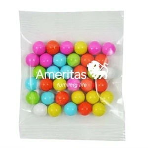 Promo Snax Sixlets (r) - 1 Oz - Candy Covered Chocolatey Beads In A Cello Bag