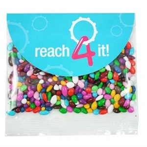 Gemmies (r) - 2 Oz Chocolate Covered Sunflower Seeds In A Header Bag With Round Top