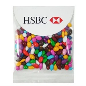 Gemmies (r) - 1.3 Oz Chocolate Covered Sunflower Seeds In A Header Bag With Round Top