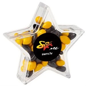 Gemmies (r) - Chocolate Covered Sunflower Seeds In A Star Shaped Container