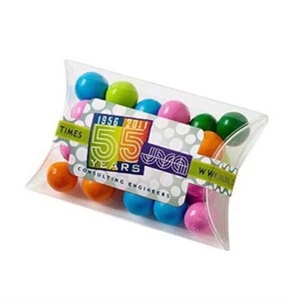 Sixlets (r) - Candy Coated Chocolates In A 2.875" X .827" X 2" Pillow Case Shaped Container