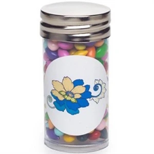 Gemmies (r) - Chocolate Covered Sunflower Seeds In A 1.4" Dia. X 2.75" H Tube