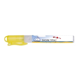 Hand Sanitizer Heros - Yellow 10 Ml. Hand Sanitizer Spray Pen. Anitbacterial Hand Sanitizer Pen Sprayer