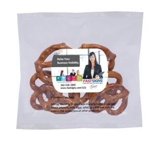 Candy King - Large Promo Candy Pack With Pretzel Snaps. Pretzel Snaps In Promotional Snack Pack
