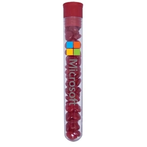 Mint Tin Maniacs - Test Tube With Cinnamon Red Hots With Red Cap. Cinnamon Candy In Mint Tube