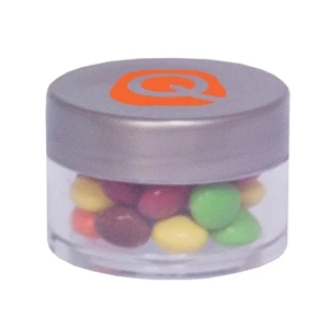 Mint Tin Maniacs - Twist Top Container With Silver Cap Filled With Chocolate Littles