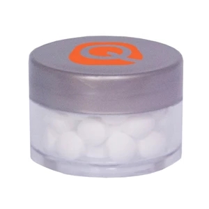 Mint Tin Maniacs - Twist Top Container With Silver Cap Filled With Sugar-free Mint