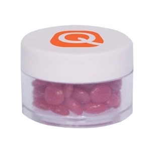 Mint Tin Maniacs - Twist Top Container With White Cap Filled With Cinnamon Red Hot