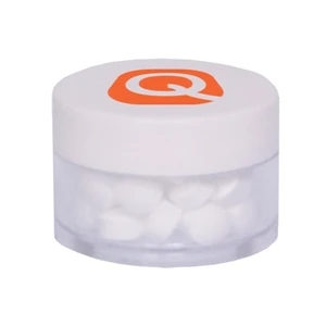 Mint Tin Maniacs - Twist Top Container With White Cap Filled With Sugar-free Mint