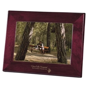 Rosewood Frame Ii - High Gloss Rosewood Finish Frame On Select Hardwoods, Holds A 5" X 7" Photo