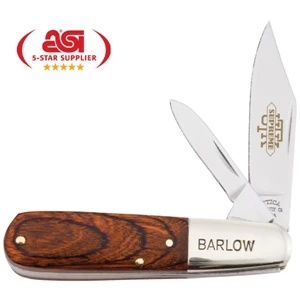 Adirondack Barlow Utk Supreme - 3 1/4" Knife With A Hardwood Handle. Made In The Usa. Union Made