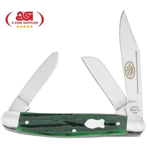 Big Pine Stockmans - 3-7/8" Stockmans, Jigged Bone Handle. Made In Usa. Union Made