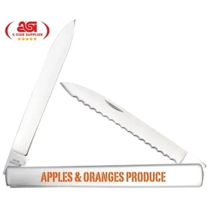 4 5/8" Stainless - Heavy Duty - Fruit/ Vegetable Sampler With Nylon Pouch