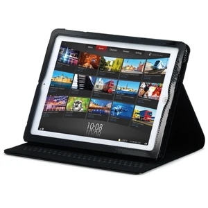 Lexi - Simulated Patent Leather Ipad (r) Stand With Camera Hole Feature