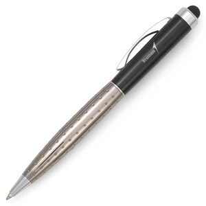 Travis & Wells (tm) Faulkner - Twist Action Ballpoint Pen With Two-tone Barrel And Stylus