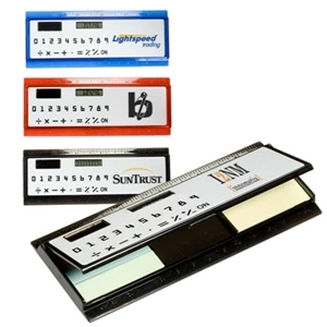 Calcu-rule - Clearance Caddy With Ruler, Sticky Pads/flags & Calculator. While Supplies Last