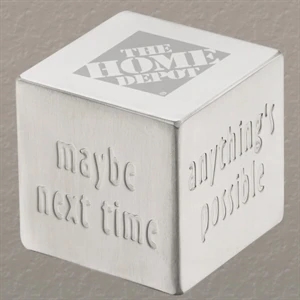 Executive Series - Decision Dice - Brushed Stainless Steel Die. Use As Decision Maker Or Paperweight