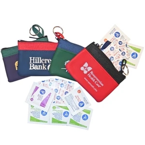 Tender Care - First Aid Kit Contains 3 Bandages, 3 Alcohol Pads, 1 Antiseptic Towelette And More