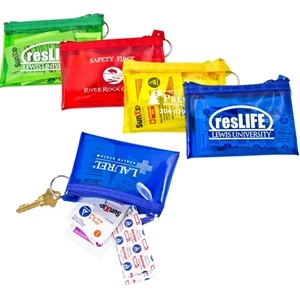 Sun Care - First Aid Kit With 2 Sunscreen Lotions, 1 Blistex, 2 Bandages, And More
