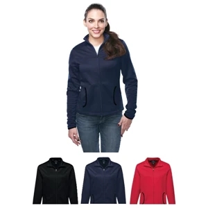 Performance (tm) Lady Solstice - 3 X L - Women's Fleece Jacket. Front And Back Yoke. Brushed Tricot-lined Zipper