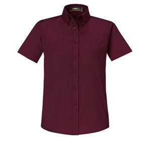 North End (r) Core365 (tm) Optimum (r) - 3 X L - Ladies' Short Sleeve Twill Shirt