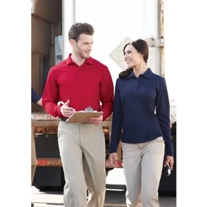 Core 365 (tm) North End Pinnacle - 3 X L - Ladies' Performance Long Sleeve Pique Polo