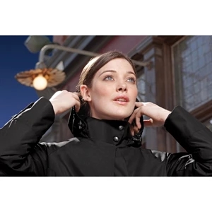 North End Sport (r) Skyline - X S- X L - Ladies' Blue City Twill Insulated Jacket With Heat Reflect Technology