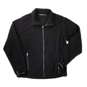 Port - Black - 10 Oz/ 339gsm 100% Polyester Jacket With Two Front Zip Pockets. Opportunity Buy