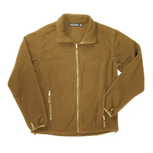 Port - British Tan - 10 Oz/ 339gsm 100% Polyester Jacket With Two Front Zip Pockets. Opportunity Buy