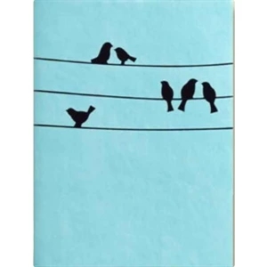 The Essential Collection Birds On Wires - Flexible Cover Journal With Lined Pages, 5" X 7"