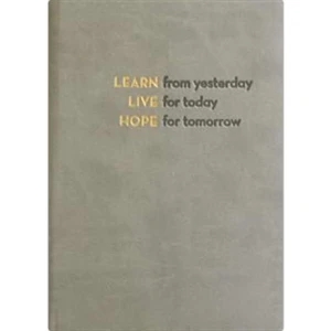The Essential Collection Learn Live Hope - Flexible Cover Journal With Lined Pages, 5" X 7"